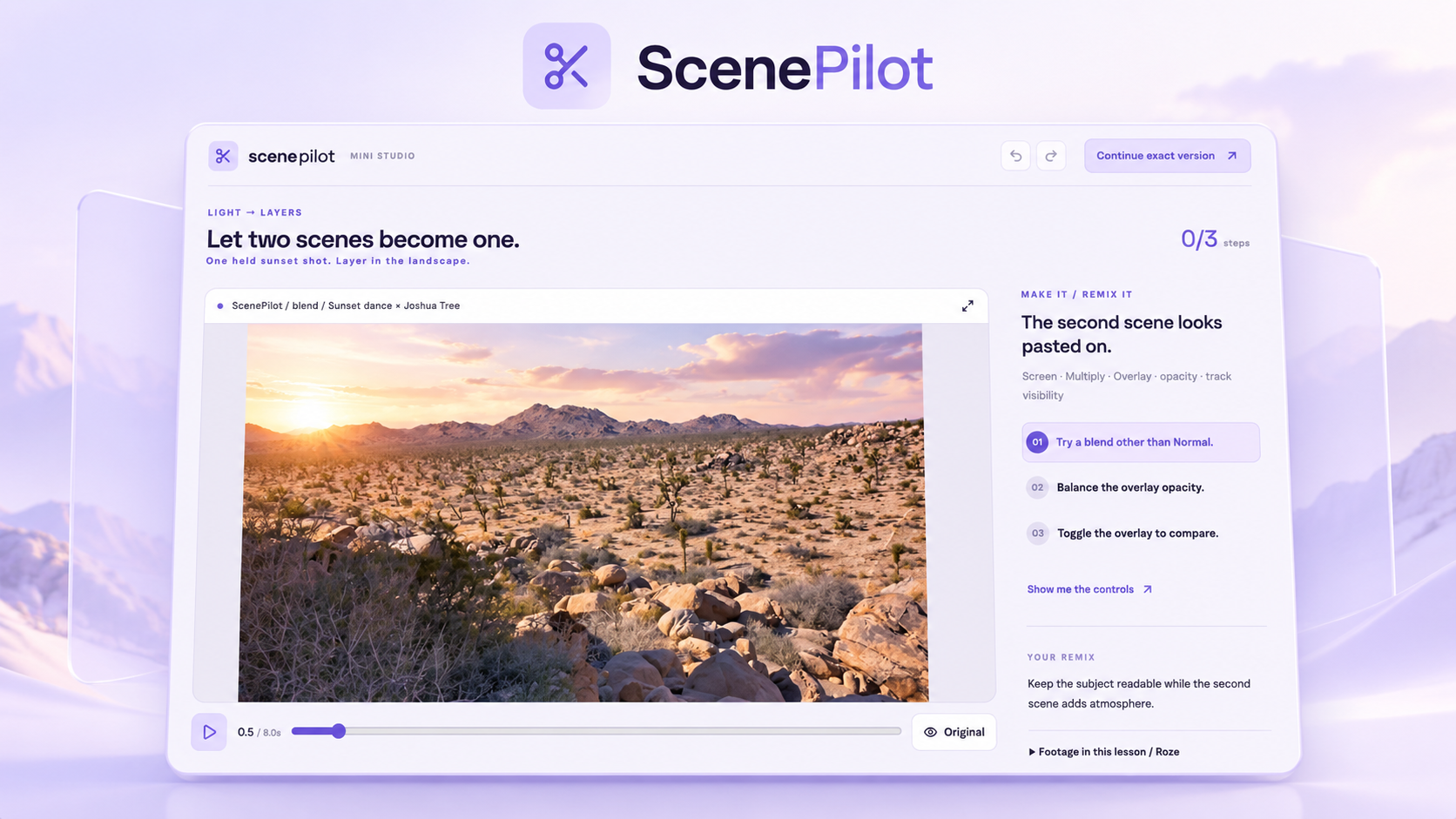 Scenepilot promotional concept artwork