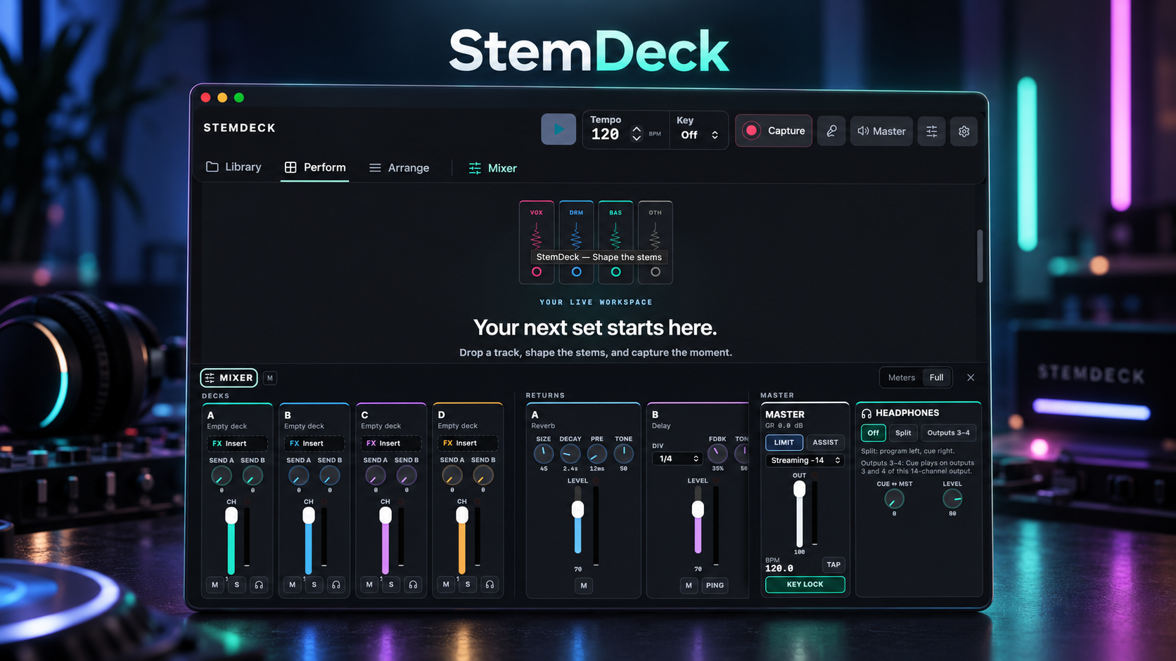 Stemdeck promotional concept artwork
